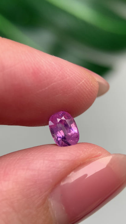 0.79ct Natural Milky Pink Sapphire Vietnam