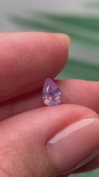 0.55ct Natural Purple Milky Sapphire Vietnam