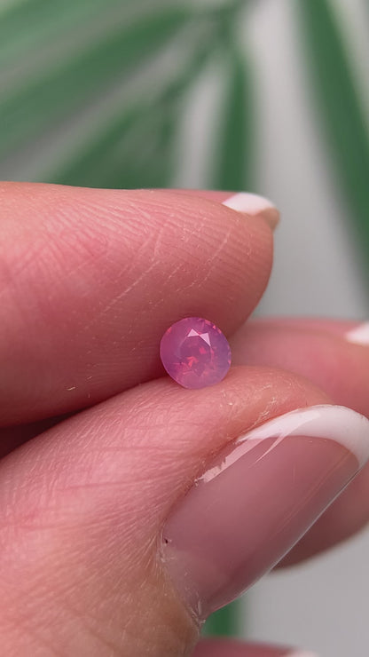 0.39ct Natural Milky Pink Sapphire Vietnam