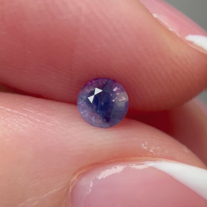 0.32ct Natural Milky Purple Sapphire Vietnam